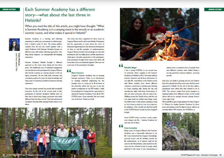 Summer Academy in Helsinki